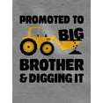 thumbnail image 2 of Tstars Boys Big Brother Shirt Gift for Big Brother Tractor Promoted to Big Brother Birthday Baby Shower Pregnancy Announcement Big Bro Gifts for Brother 3-4 Sleeve Baseball Jersey Toddler Shirt, 2 of 5