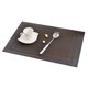 thumbnail image 5 of PVC mantel de mesa de aislamiento térmico marco diagonal hogar restaurante posavasos impermeable antideslizante manteles individuales para mesa de comedor 6 piezas tholdsy ZHF0319, 5 of 5