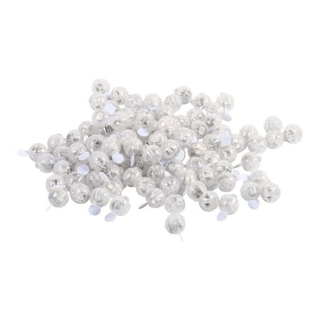 

100Pcs/Lot Round Led Ball Lamps Balloon Lights for Paper Lantern Balloon Indoor Outdoor Party Event Fun Birthday Party Wedding Halloween Christmas Decorations [White]
