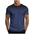 thumbnail image 2 of Men's Gradient Color T-Shirt, Short Sleeve Crewneck, Summer Short Sleeved Round Neck Gradient T-Shirt 2026 Spring Summer Limited-time offer, 2 of 5