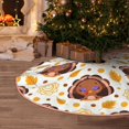 thumbnail image 5 of Haiem Fall Turkey Pattern Christmas Tree Skirt Merry Christmas Party Christmas Tree Decoration,New Year Decorations-30", 5 of 6