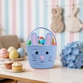 thumbnail image 6 of Personalized Easter Basket - Dienrx Easter Basket, Easter Bunny Baskets with Handle, Baby Gift Baskets, Egg Buckets Gifts Tote Bags Egg Hunt Basket for Kids, Boys, Girls, Toddler, Babies, Infant, 6 of 8