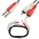thumbnail image 4 of Adaptador RCA a 1/4, cable adaptador RCA macho a 1/4 6,35 mm, 2 conectores estéreo TRS de 6,35 mm (1/4 de pulgada) a 2 conectores RCA macho para audio., 4 of 5