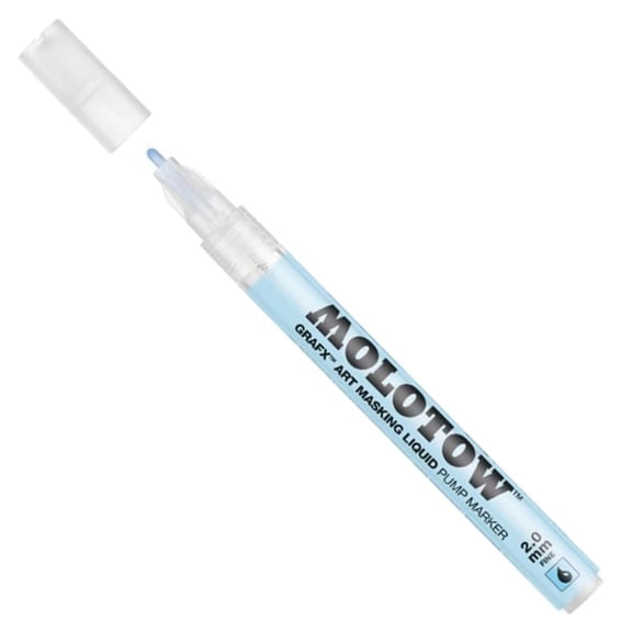 MOLOTOW Art Masking Liquid 2mm Fine Tip Pump Marker