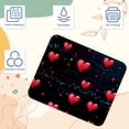 thumbnail image 3 of Valentine's Day Printed Gaming Mousepad Desk Pad, Square 8.3x9.8 Inch Non-Slip Rubber Bottom Mouse Mat for Office and Gaming, 3 of 6