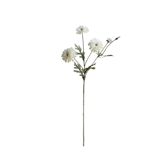 WWG Artificial Flower Stems, Faux Fall Flowers for Home Decor, Multibloom Polyester Floral Branches with Textured Foliage, Vintage Dried Look for Vase Bouquets, Table Centerpieces, Office Desk Decor