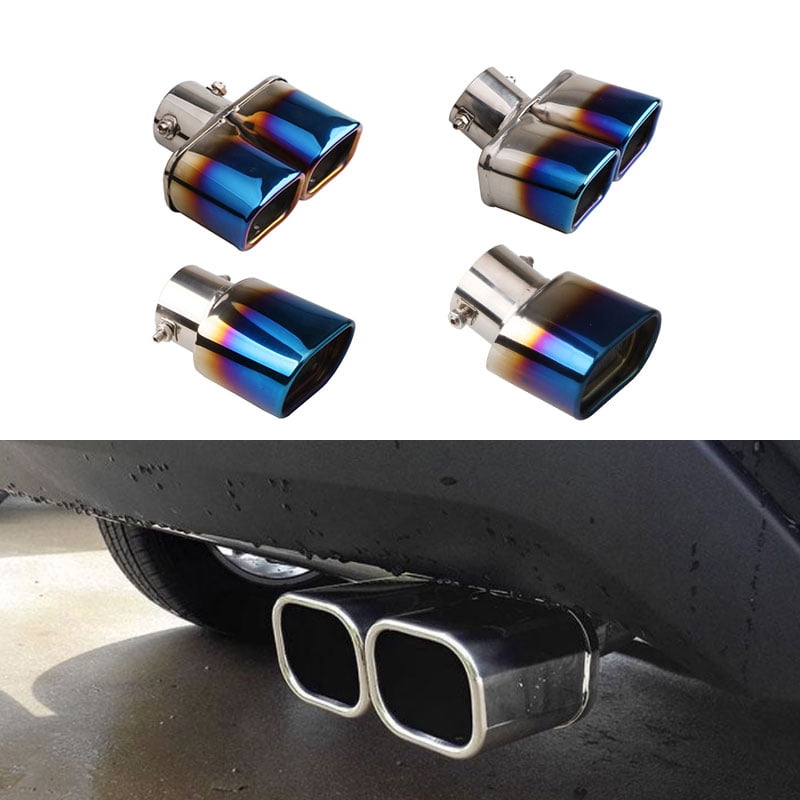 Embout D'échappement Universel Acier Inoxydable 2,5" -> 4" - Pour Voiture, Look Chromé Et Installation Facile !
