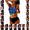 Multicolor#3, variant on Women's American Flag Graffiti Print Blouson Tankini Set With Built-In Bra, Adjustable Straps Swimwear With High Cut Bottom