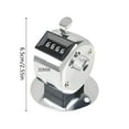 thumbnail image 2 of Measuring Tool 4 Digit Handheld Click Counter for Coaching and Sports Scoring – Portable Metal Construction with Durable Dial Mechanics, 2 of 4
