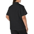 thumbnail image 4 of Uncommon Threads 0478-0105 Extra Large Tahoe Ladies Short Sleeve Chef Coat in Black, 4 of 4