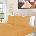 thumbnail image 5 of Egyptian Cotton 1500 Thread Count Solid Sheet Set  King-Gold, 5 of 5