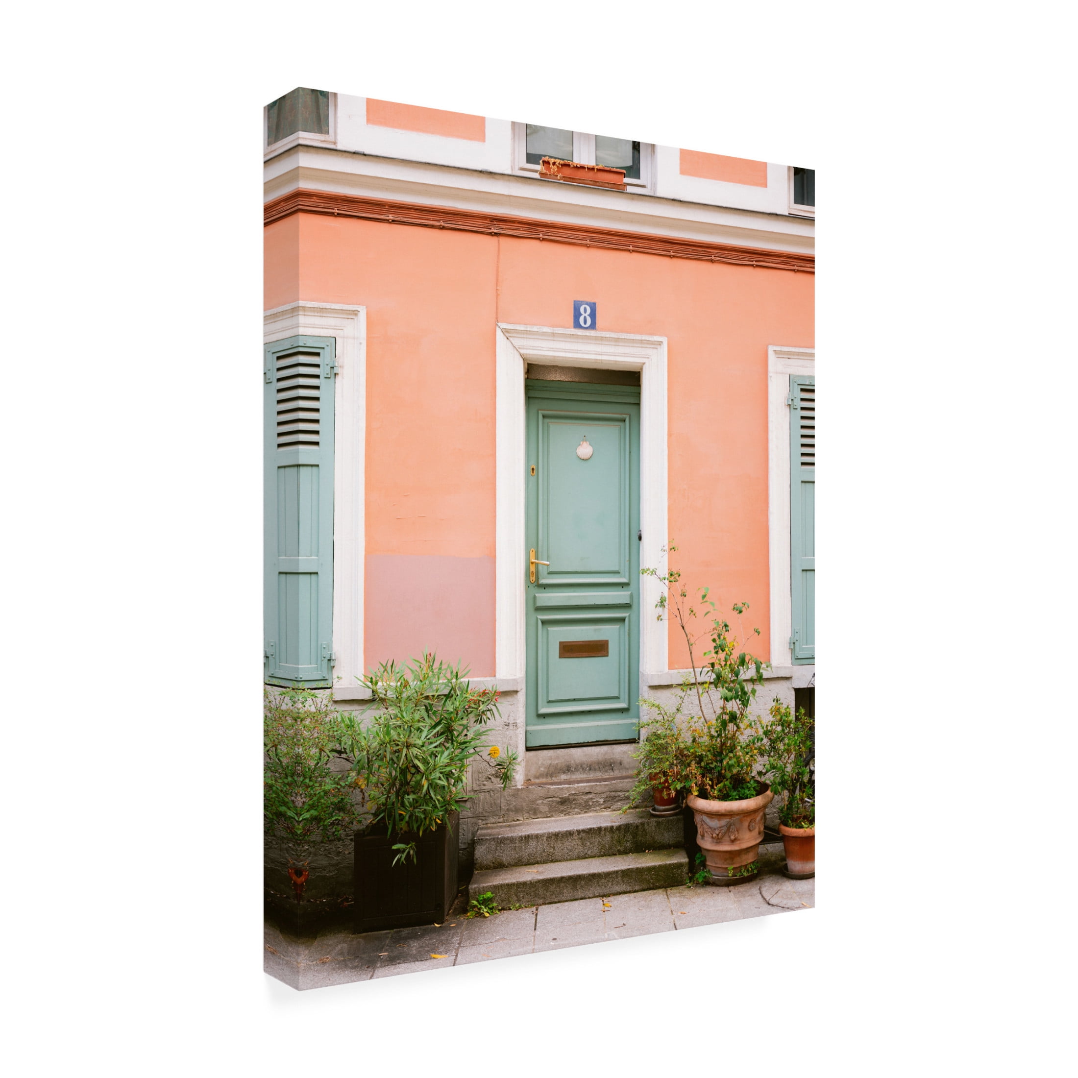Trademark Fine Art Raisa Zwart Rue de Cremieux number 8 Paris Canvas Wall Art