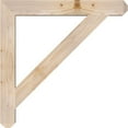 thumbnail image 3 of Ekena Millwork 3 1/2"W x 30"D x 30"H Traditional Craftsman Smooth Bracket, Douglas Fir, 3 of 13