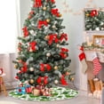 thumbnail image 4 of Coolnut St. Patricks Christmas Tree Skirt Home Decoration Large Round Christmas Tree Skirt for Holiday Party Home Christmas Day Ornaments,35.4", 4 of 6