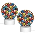 thumbnail image 2 of Salouo American Football for Round Acrylic Night Light - Acrylic Sheets with LED Light Lamp Base - Decorative Night Lamp for Restaurant Bar Cafe Shop Room Decoration, 2 of 9