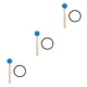 thumbnail image 4 of Wosthever Cuenco de cristal macizo, palo para golpear, percusión, accesorios musicales, mazo, palos para golpear, sonido, principiante, adultos, Type1 NO1, 4 of 6
