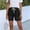 Black, variant on Drawstring Jean Shorts Butt Lifting Denim Shorts For Women Ladies Walking Shorts Womens Athletic Shorts Shorts With Pockets Womens Baggy Jean Shorts Stretchy Jeans Shorts For Women