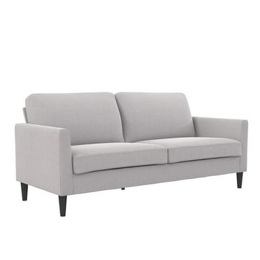 Pemberly Row Modern / Contemporary 74" Sofa in Light Gray Linen