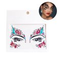 thumbnail image 1 of Face Gems Fashion Shiny Rhinestone Face Jewels Face Sticker for Mardi Gras Party, 1 of 8