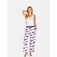 thumbnail image 6 of Barbie Women's Print Velour Sleep Pants, Sizes XS-3X, 6 of 6