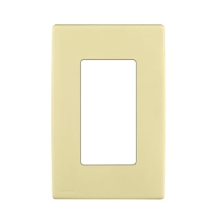 - Leviton REWP1-CS Wallplate Renu 1 Gang Screwless Polymer - Corn Silk