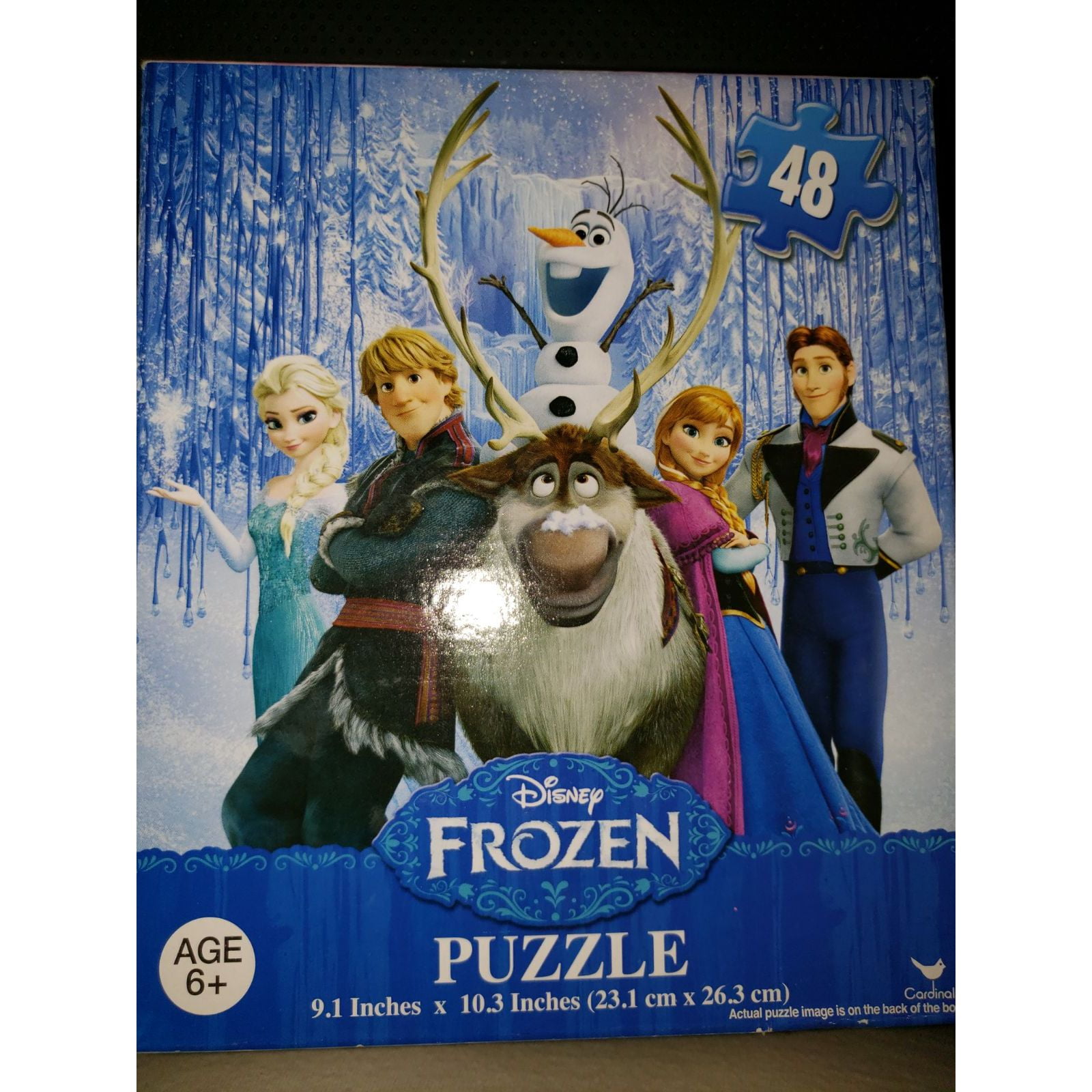 Cardinal Industries 6029926 48-Piece Frozen Specialty Tin Puzzle 