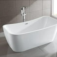 thumbnail image 6 of Bellaterra Home BA7526 67 in. Arles Freestanding Bathtub, White, 6 of 6
