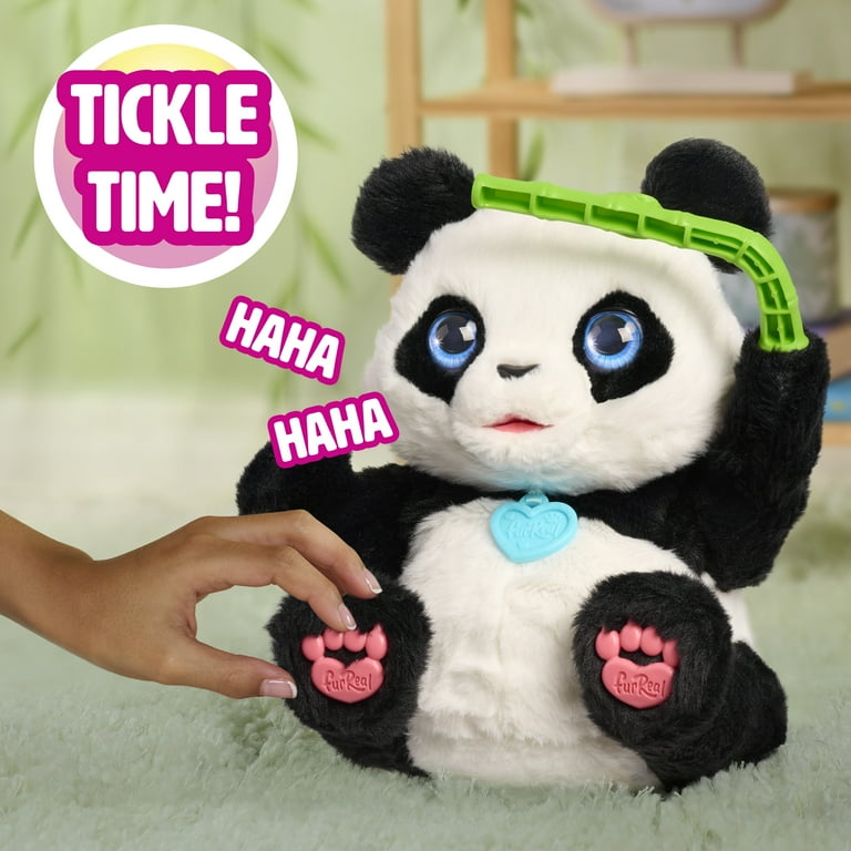 furReal Coco the Tumbling Panda, Interactive Plush Panda, 10.5