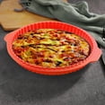thumbnail image 4 of LQCrafK Pie Pan for Baking, 10 Inches Round Baking Dish for Dinner, Non-Stick Pie Plate with Soft Wave Edge for Apple Pie, Pumpkin Pie, Pot Pies, 4 of 6