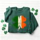 thumbnail image 2 of TaTaai Women St Patrick's Day Printed Crew Neck Sweatshirt Long Sleeve Top Ladies Casual Loose Fit No Hood Pullover Spring Daily Commute Street Wear Soft Comfortable Machine Washable Top Gift, 2 of 6