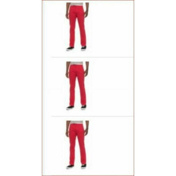 new James Campbell men pants JCW2009P BETA-1 red W34 L32 $99