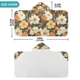 thumbnail image 4 of Yayeee Kids Hooded Towel with Hand Pockets Beach Soft Absorbent Bath Wrap 50 x 23.5 inch, Bright Floral, 4 of 5