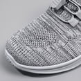 thumbnail image 2 of Zapatos Para Correr Mocasines casuales unisex Zapatillas casuales con banda elástica para deportes al aire libre (Gris 37) Tmvgtek Para Estrenar, 2 of 9