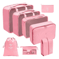 thumbnail image 1 of Set 8 Bolsas Organizadoras De Maletas Para Viaje Impermeable Xtellar Rosa, 1 of 4