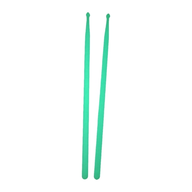 2 baquetas 5A, baquetas iluminadas, piezas de tambor, asas antideslizantes, portátiles que brillan en la oscuridad, profesionales para regalos de