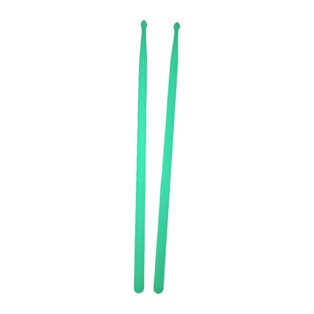 Baquetas de tambor 5A, profesionales, brillantes, ligeras, mangos antideslizantes, que brillan en la oscuridad, iluminadas, para niños y adultos, 2