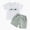 baby clothes01 White, variant on Toddler Boy Clothes Toddler Kid Boy Casual Clothes 6 12 18 24 Months 2T 3T 4T 2Pcs Outfits Short Sleeve T-Shirt and Elastic Shorts Dinosaur Kaprioy