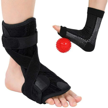 Sepeda Plantar Fasciitis Brace, Drop Foot Night Splint Support Pain ...