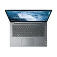 thumbnail image 5 of New Lenovo Ideapad 1i, 14.0" Laptop, Intel Celeron N4020, 4GB RAM, 64GB eMMC Storage, Cloud Grey, Windows 11 in S Mode, 5 of 5