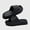 black, variant on Pillow Slippers for Women and Men, Soft Summer Cloud Sandals, Non Slip Quick Drying Shower Slides, Cushioned Thick Sole, Comfort Indoor and Outdoor Shoes