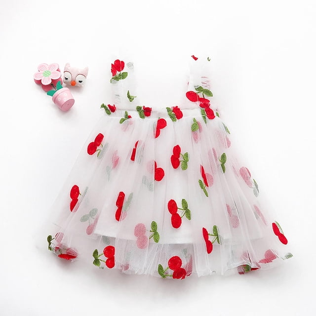 LOVZFMLL Robe Princesse en Dentelle pour Fillettes Col Rond Nœud Laçage Broderie Creuse Robe pour Enfants