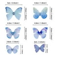 thumbnail image 6 of 2 Sets Cupcake Toppers Mixed Size&Colour 3D Butterfly Cake Picks Decorations for Girl Women Wedding Birthday Party Baby Shower Food Wall Decoration, 6 of 7