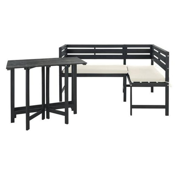 Safavieh Wilton 2 Piece Outdoor Balcony Modern Corner Lounge Set