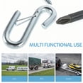 thumbnail image 2 of Heavy Duty Towing J Hooks Safety Chain Attachment Tow Hook for Car RV Trailer Metal Anti-Slip for Vehicle Modification Towing Accessories, 2 of 9