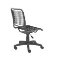 thumbnail image 4 of Brika Home Chaise de Bureau Basse en Noir, 4 of 5