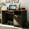 South Shore Gascony Computer Desk with Keyboard Tray, Multiple Finishes