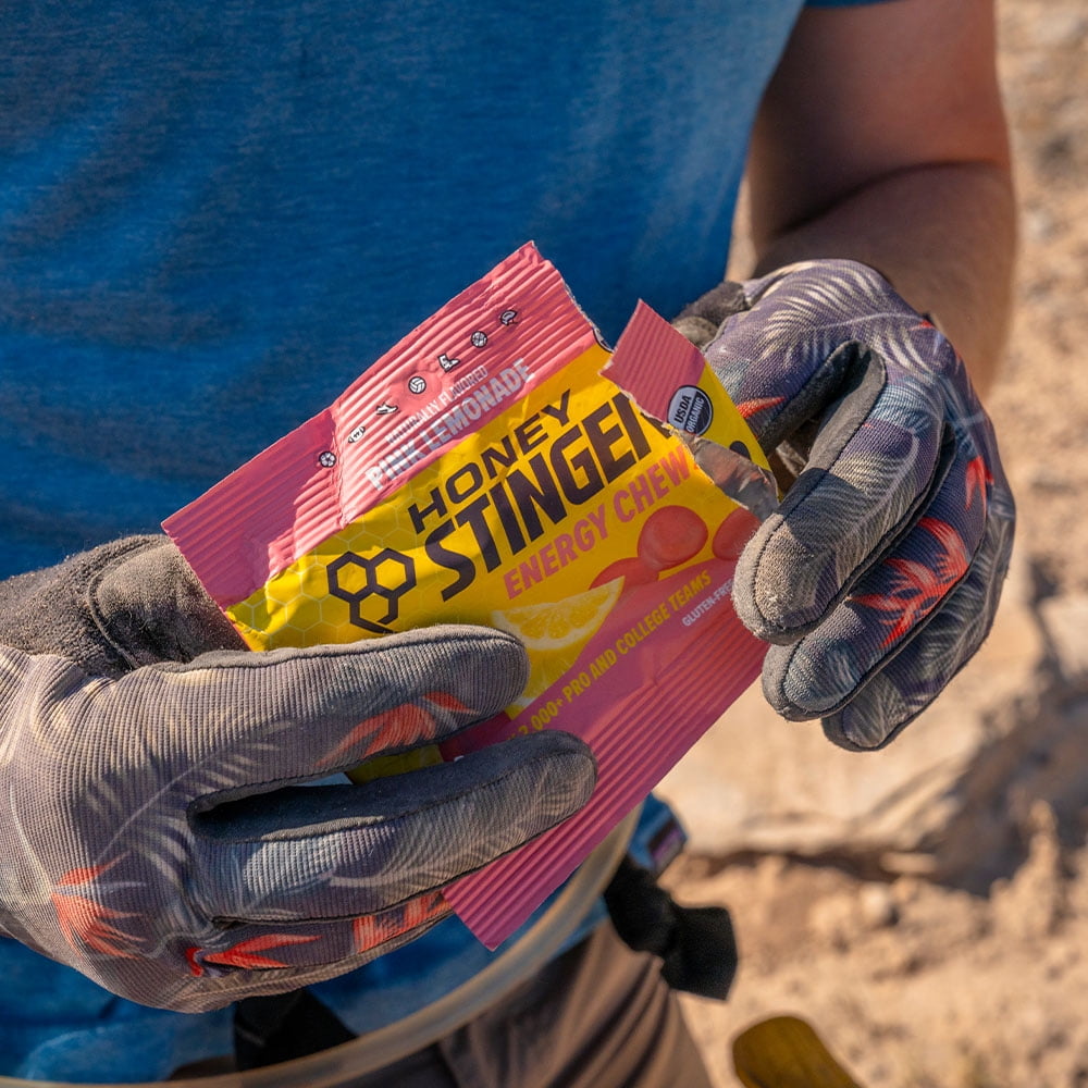 Honey Stinger Organic Gluten-Free Energy Chews, Pink Lemonade, 1.8 oz, 12 Count Box