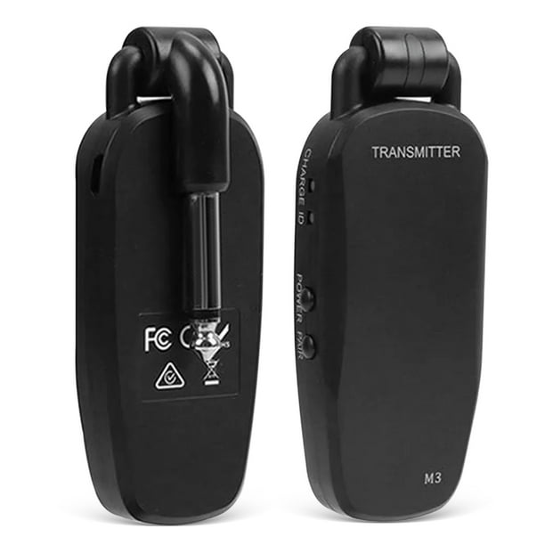 Sistema de guitarra inalámbrico Transmisor y receptor de guitarra inalámbrico Sistema inalámbrico de guitarra Receptor de transmisión de audio para guitarra eléctrica Bajo