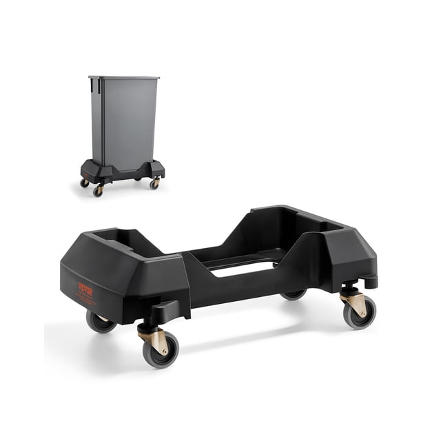 Bote de basura Dolly VEVOR Fit, contenedores de 60/87 L, capacidad de 90 kg