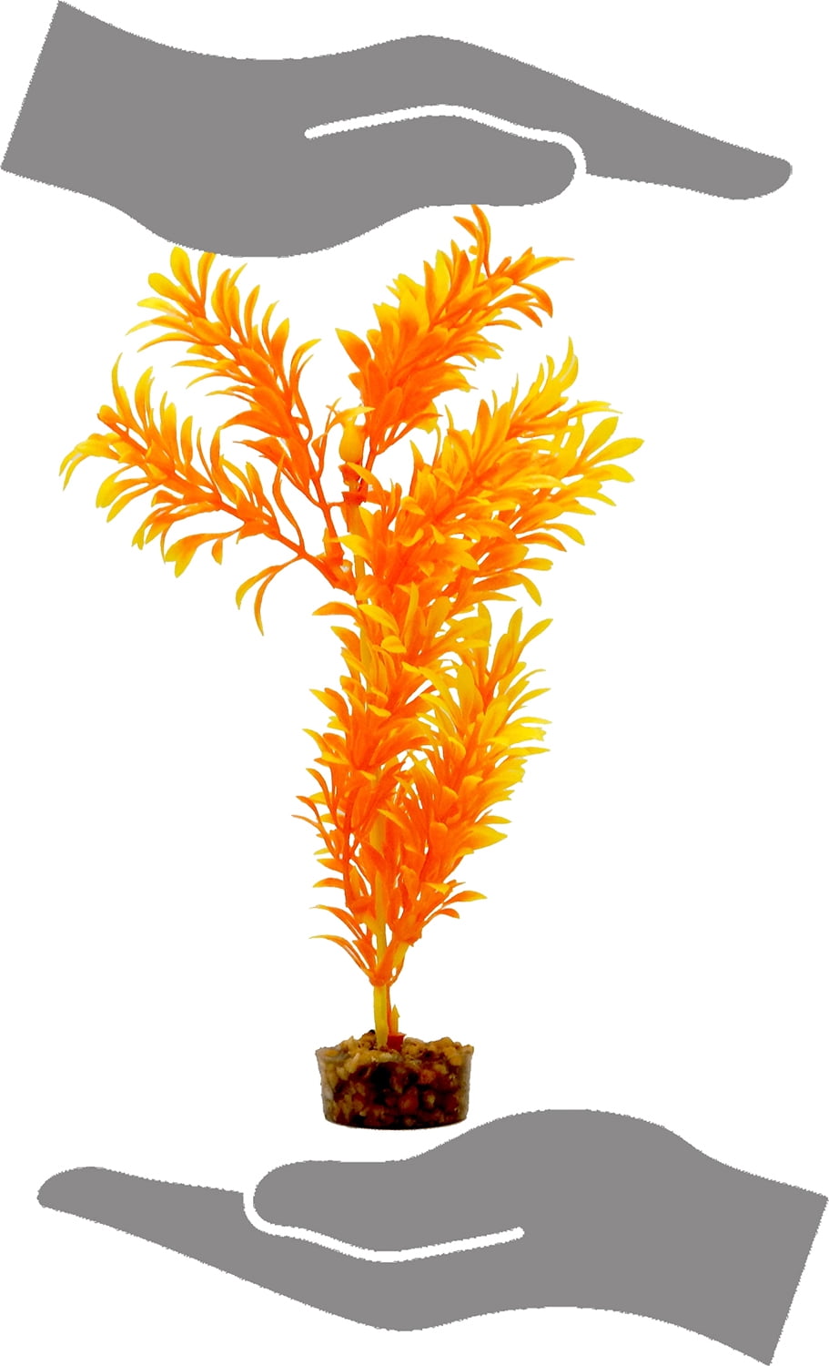 (2 pack) Aqua Culture Wild Flower Aquarium Plant Decoration, Assorted
